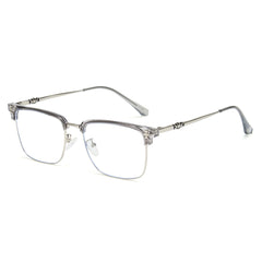 Cyxus Retro blue light glasses with square browline TR90 frame for reduced eye strain during long screen time.