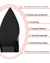 CZBYXA12 anti-slip pad on heel area enhances stability while climbing stairs.