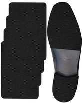 CZBYXA12 black sole protector top view shows discreet slip resistance on wet surfaces.