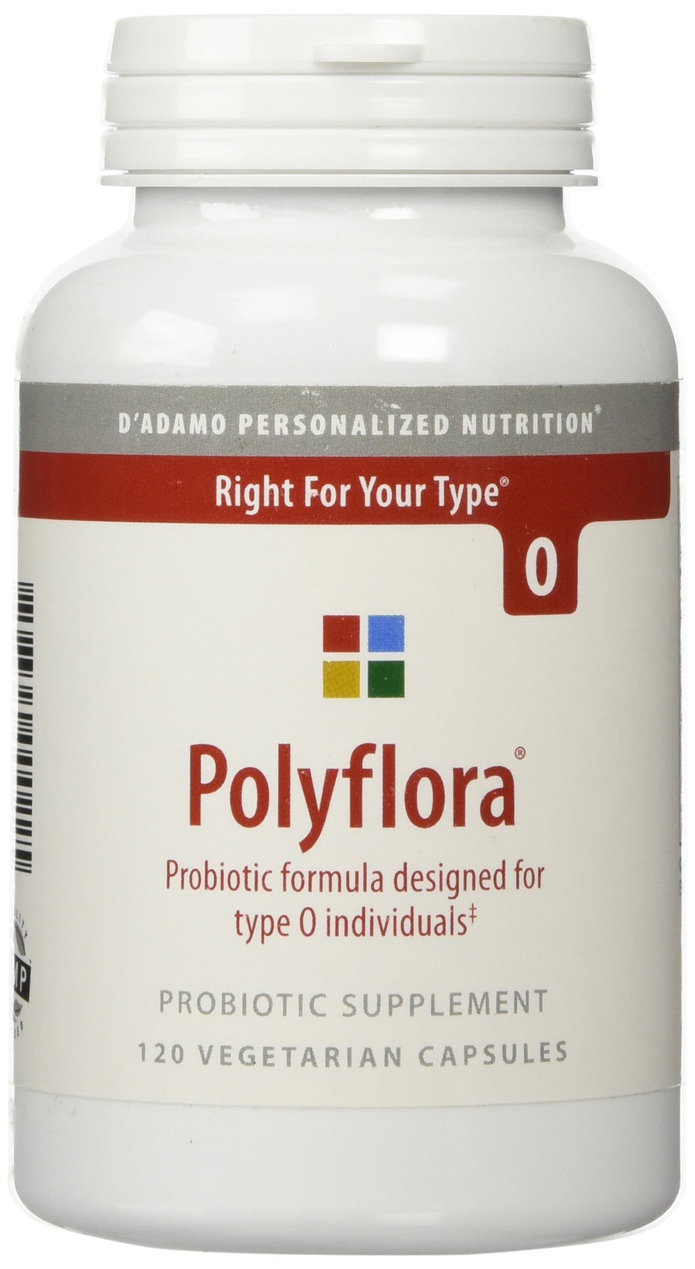 D'Adamo Polyflora O bottle for convenient daily use.