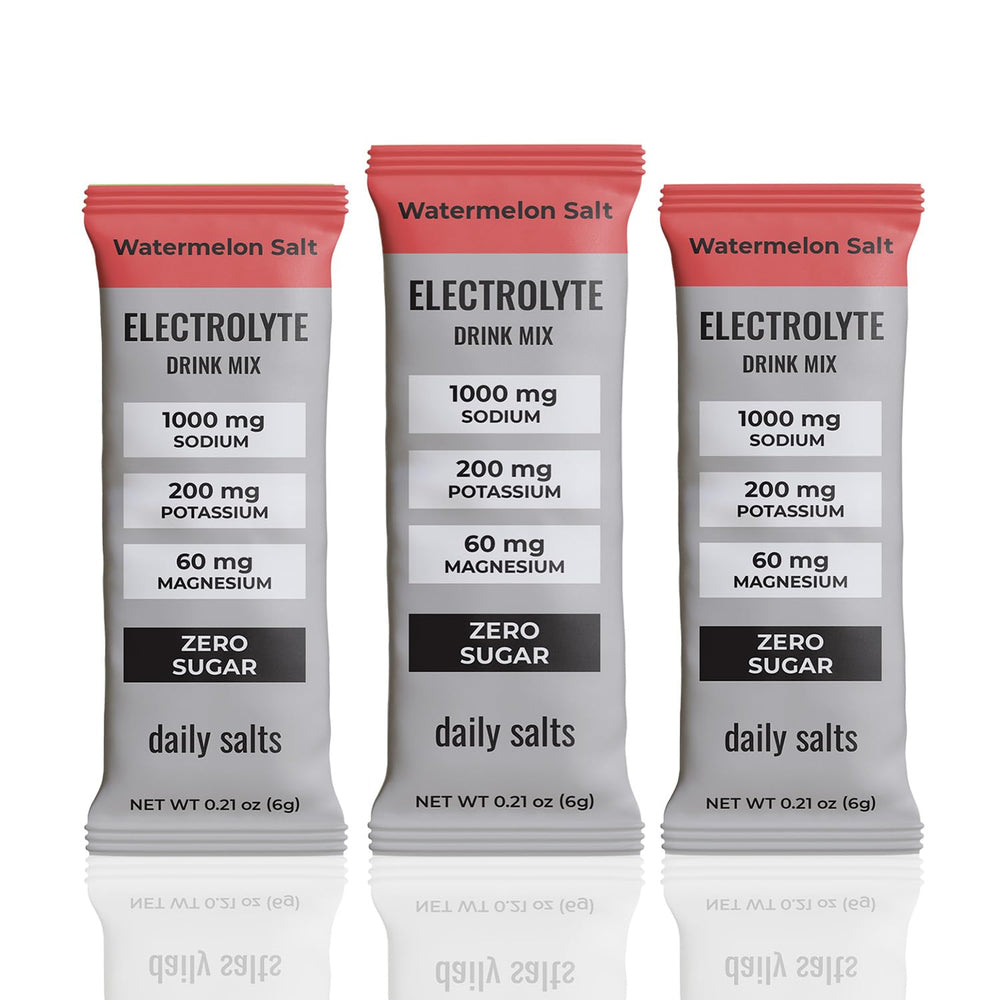 daily salts electrolyte stick watermelon front view for refreshing hydration on the go
