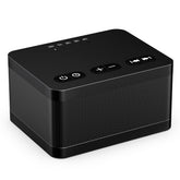 DailyBody sound machine compact design on a nightstand for easy relaxation.