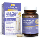 Daily Nouri Menopause Probiotic bottle cap close-up for trusted daily gut support.