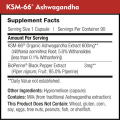DailyNutra KSM-66 Ashwagandha bottle pour supports easy daily routine.