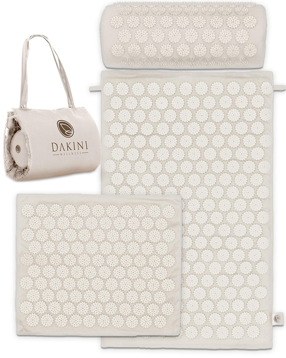 Dakini acupressure mat full-body spikes for deep muscle relaxation at home.