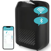 DAKISTF WiFi diffuser front view with sleek modern styling for contemporary spaces.