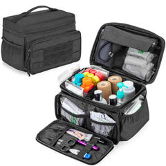 Damero small medicine storage bag front view shows durable fabric and compact design for quick access.