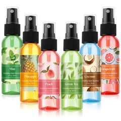 Dansib 12pcs hydrating hand sanitizer spray pack with colorful bottles for family use