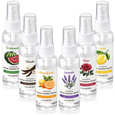 Dansib 12-pack hand sanitizer sprays in assorted scents for everyday use.