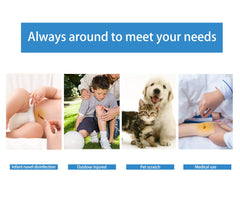 Datojing individually packaged iodophor swabs provide clean, hygienic use anywhere.