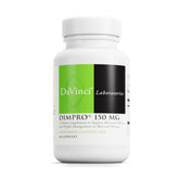 DAVINCI DIMPro 150mg bottle with capsules for hormonal balance support.