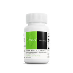 DAVINCI Iron Bis-Glycinate capsules for easy absorption and daily energy support