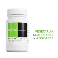 DAVINCI NAD+ Activate ingredients: Bioenergy RiaGev-WS and niacin