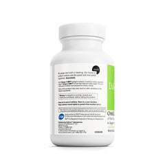 Label detail on DAVINCI Omega-3 1000 highlighting purity and ingredients