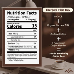 Daximo Organic Mushroom Coffee pouring into cup shows quick, satisfying brew for busy days.