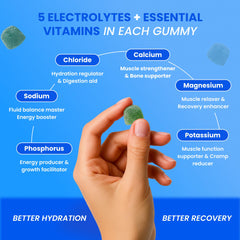 Day One Electrogummies in a hiking scene, ideal during outdoor adventures