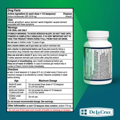 De La Cruz Pure sodium bicarbonate packaging-usa emphasizes USA packaging and quality.