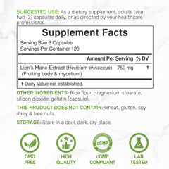 DEAL SUPPLEMENT bottle with 240 capsules ready for long-term use
