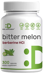 Deal Supplement Bitter Melon bottle with capsules for daily wellness.