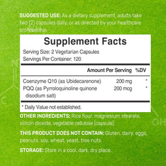 Closeup of DEAL SUPPLEMENT CoQ10 capsules pack for easy daily antioxidant support