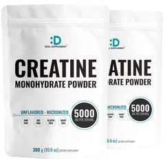 DEAL SUPPLEMENT Instant Creatine Monohydrate packaging is ideal for daily use and easy storage.