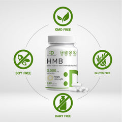 DEAL SUPPLEMENT label detailing calcium β-HMB for clarity and trust.