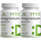Deal Supplement Magnesium Glycinate bottle front highlights easy absorption.