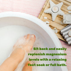 DEAL SUPPLEMENT Hydrating mineral bath leaves skin nourished and refreshed after soaking.