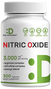 DEAL SUPPLEMENT Nitric Oxide bottle pour for steady pre-workout energy