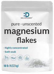 DEAL SUPPLEMENT Pure Magnesium Flakes pouch ready for a relaxing soak.