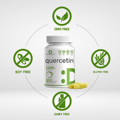Deal Supplement Quercetin 1,000mg label details show dihydrate form and source