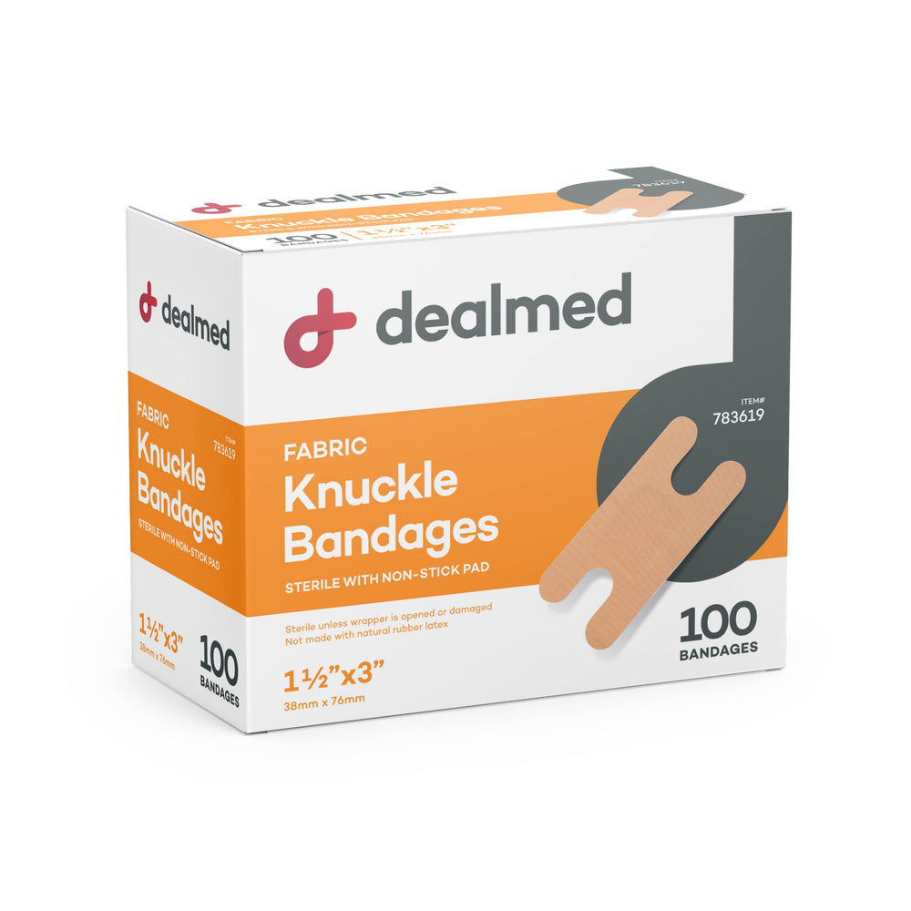 Dealmed fabric knuckle bandage with flexible protection for joints during daily activities.