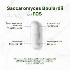 DEAL SUPPLEMENT FOS ingredient layout; supports prebiotic nutrition for gut flora.