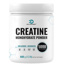 Deal Supplement Instant Creatine Micronized in a jar for easy mixing.