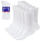 Debra Weitzner men's diabetic socks 6-pack white, comfortable daily wear