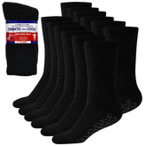 Debra Weitzner non-binding ankle sock in black with cozy, all-day comfort.