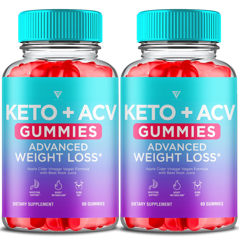 Decatela Keto ACV Gummies bottle front showing vegan formula for weight management