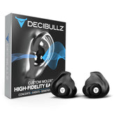 Decibullz moldable ear plugs with concert fit and secure seal