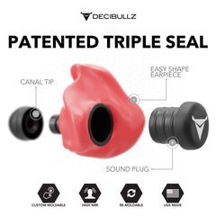Remoldable Decibullz earpieces renew fit for different activities