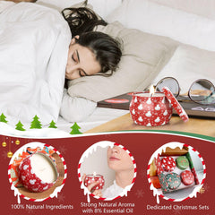 DeckTheHalls rose sandalwood scented candle ideal for baths and meditation.
