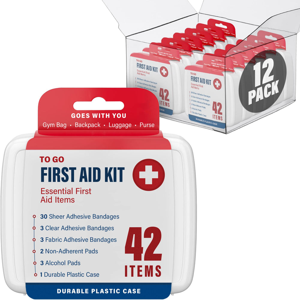 DecorRack 500pc first aid kit case showing organized compartments for quick access.