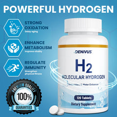 Denivus hydrogen tablets magnesium ingredient highlighting mineral support.