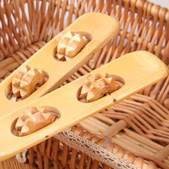 Eco-friendly bamboo back scratcher from Dependable Industries Essentials highlighting natural material.
