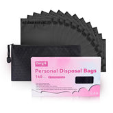 Dergik 160-count opaque disposal bags for discreet sanitary waste.