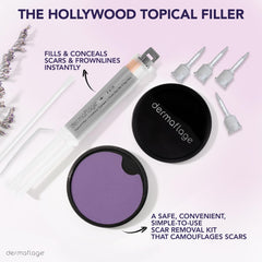 Dermaflage Scar Concealer Tube provides natural coverage for busy days.