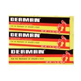 Derman crema: aplicación en el pie para alivio diario.