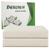 DEROWN 2Pcs cotton flannel for castor oil pack, reusable and highly absorbent.