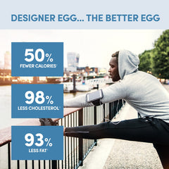 Designer Wellness Designer Egg vanilla ingredients close-up highlights minimal, clean formula