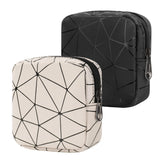 Desing Wish sanitary napkin storage bag nude and black, discreet on-the-go organizer.