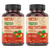 DEVA vegan multivitamin bottle front view showing product name